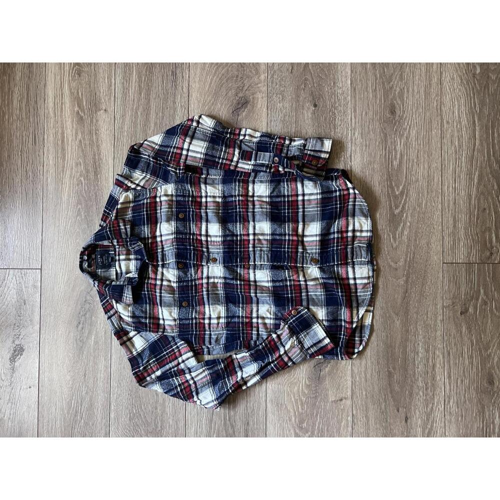 J.Crew Women’s Flannel Button-Up Shirt, XS